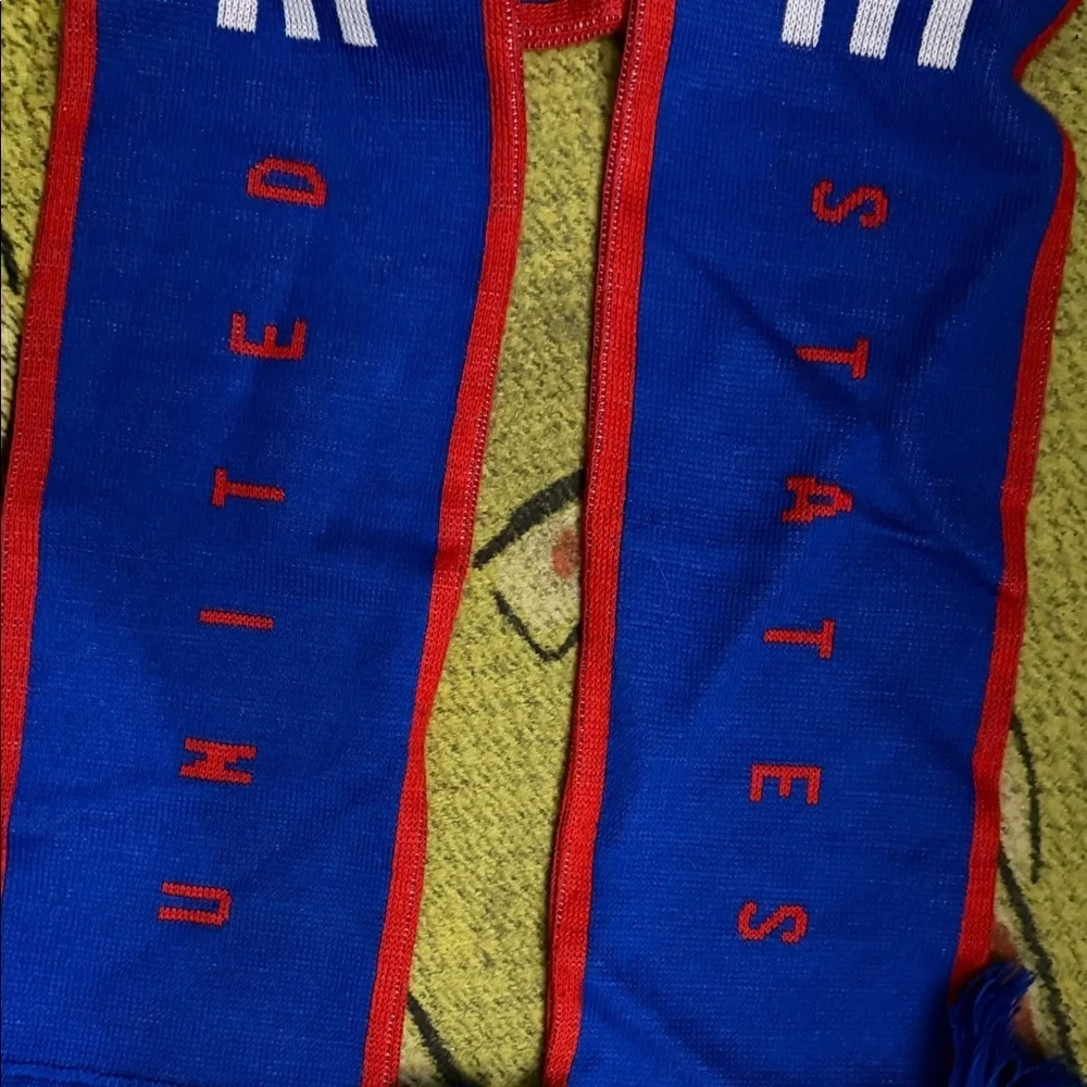 Adidas Blue and Red USA Scarf